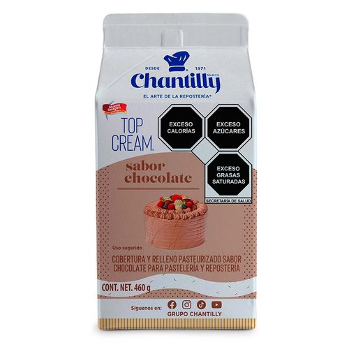 Crema Chantilly TopCream Chocolate 460 g