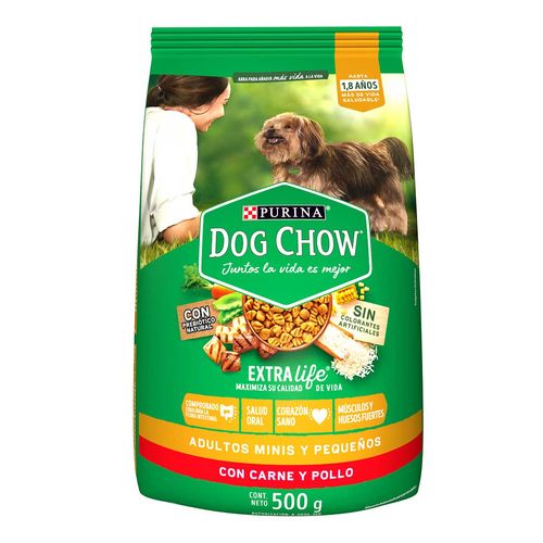 Purina Dog Chow Perros Adulto Minis y Pequeñas 500g