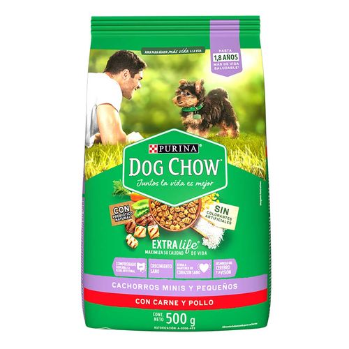 Purina Dog Chow Perros Cachorros Medianos y Grandes 500g