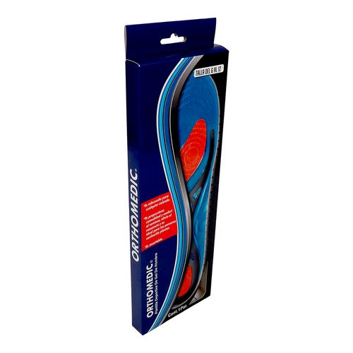 Plantilla de Gel Azul Orthomedic Recortable Talla 6 al 10 1 Par