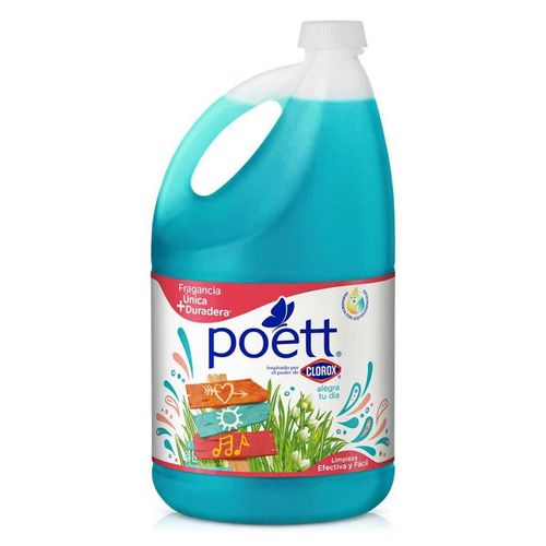 Limpiador Multiusos Aromatizante Poett Alegra tu Día 4L