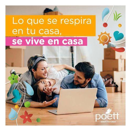 Limpiador Multiusos Aromatizante Poett Alegra tu Día 4L