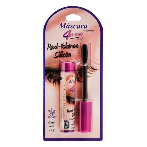 Máscara Prosa Maxi Volumen Negro 1 Pieza
