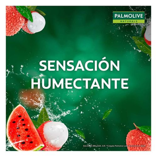 Jabón de Tocador Palmolive Naturals Sandía y Lychee Sensación Humectante 4x120g