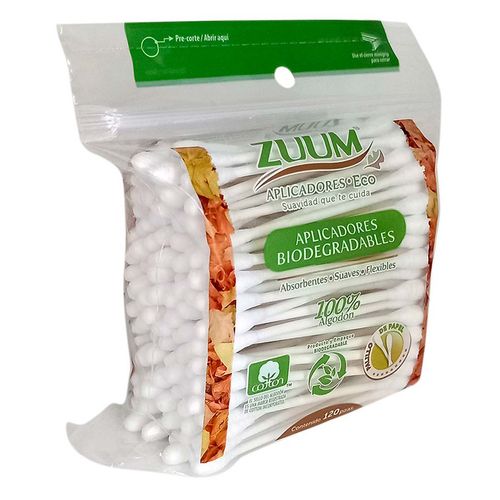 Hisopos Zuum 120 Piezas