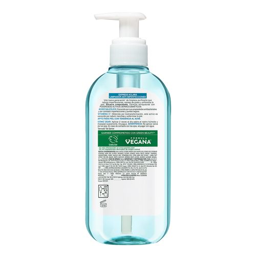 Limpiador Facial Garnier Express Aclara Anti Acné 200ml