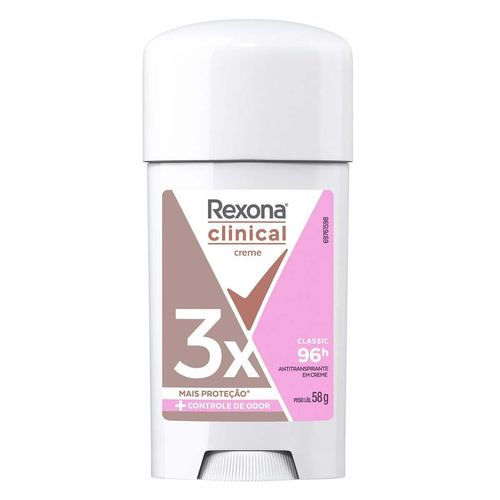 Antitranspirante en Crema Rexona Clinical Classic 58g