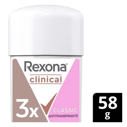 Antitranspirante en Crema Rexona Clinical Classic 58g