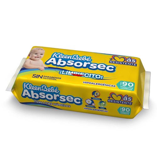 Toallas Húmedas Absorsec 90 Toallas
