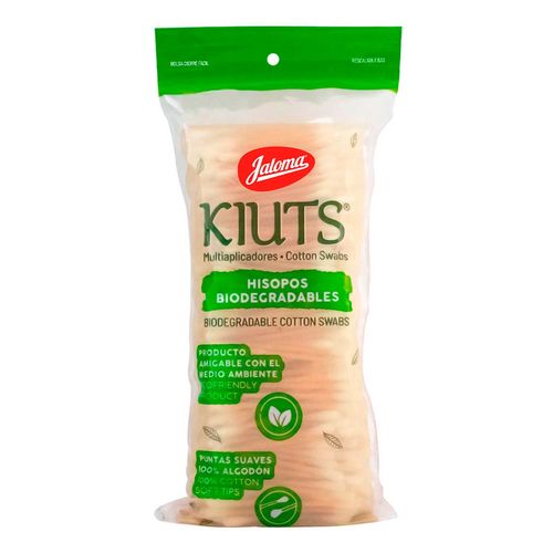 Kiuts Algodón Jaloma Biodegradable 500 Piezas