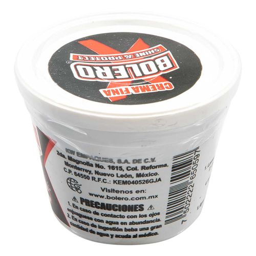 Crema Fina Calzado Negra Bolero 175g
