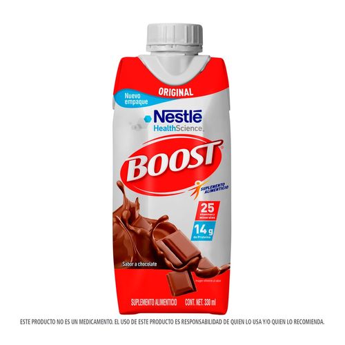 Suplemento Alimenticio Nestlé Boost Sabor Chocolate 330ml