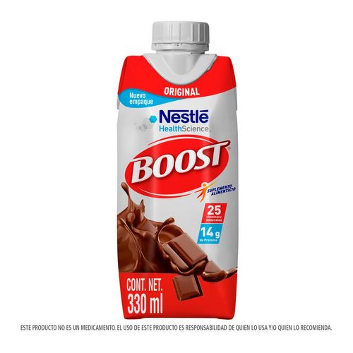 Suplemento Alimenticio Nestlé Boost Sabor Chocolate 330ml