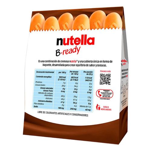 Chocolate Nutella B Ready 132g