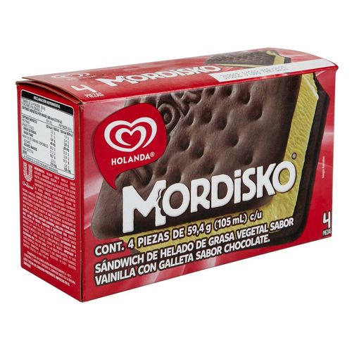 Sándwich Holanda Mordisko Vainilla 420g