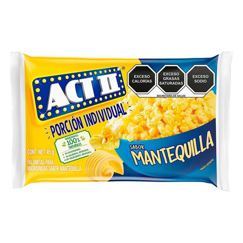 Palomitas Act II Mantequilla Mic 45g