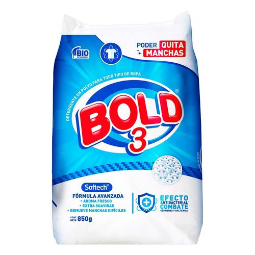 Detergente Bold Polvo Quita manchas 850grs
