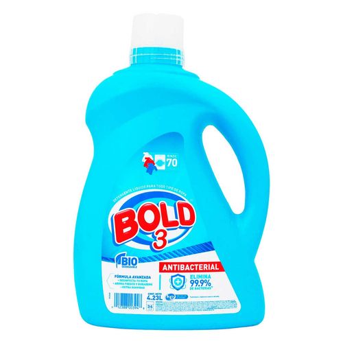Detergente Bold Líquido Quita Manchas 4.23lts