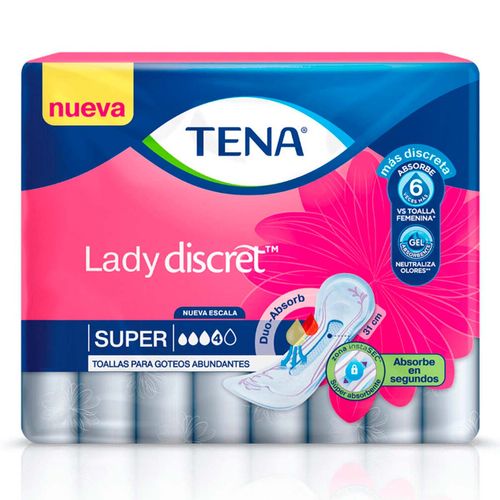 Toalla Tena Lady Extra 8 Toallas