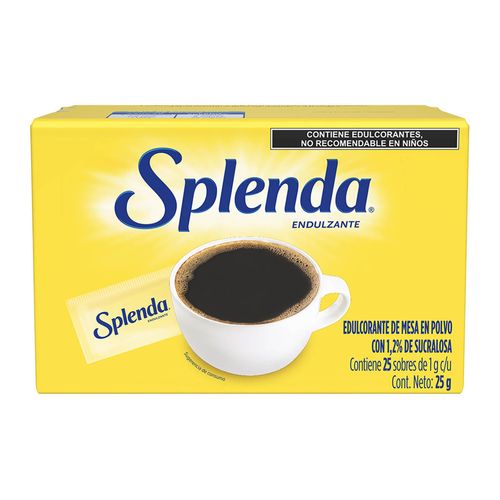 Endulzante Splenda 25g 25 Sobres