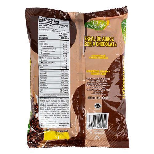 Cereal La Cosecha Choco Arroz 400g