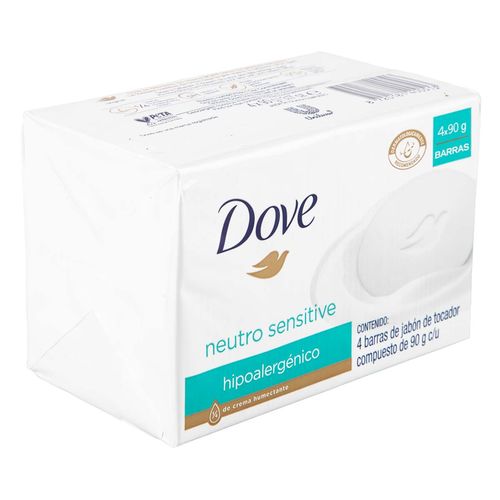 Jabon De Tocador Dove 4 Hipoa 90 Gr