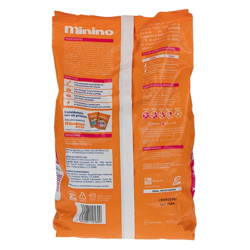 Alimento Gato Minino Camarón / Atún 1.3 Kg