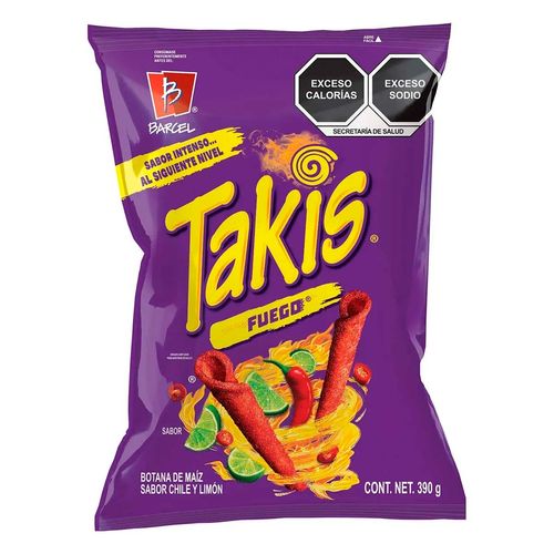 Botana Takis Fuego 390g