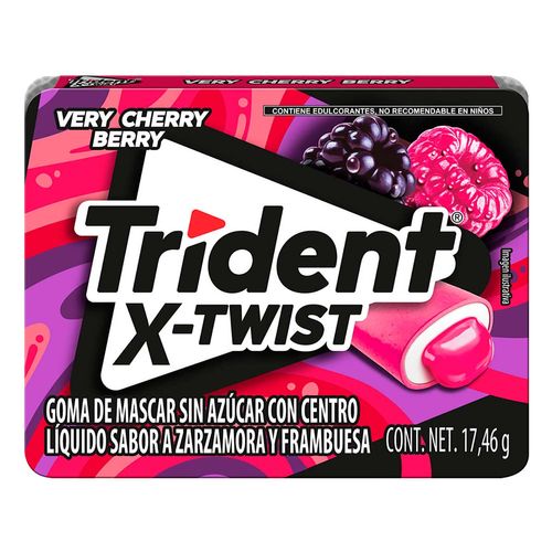 Gomas Trident Twist Raspberry 17.5g