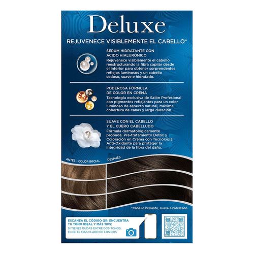 Tinte Permanente Deluxe 3 Castaño Oscuro 207g