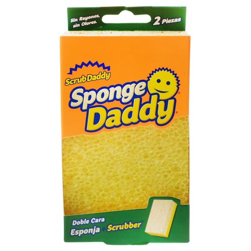 Fibra Esponja Sponge Scrub Daddy 2 Piezas