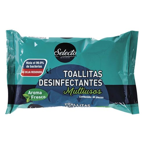 Toalla Desinfectante Selecto Brand 48 Toallitas