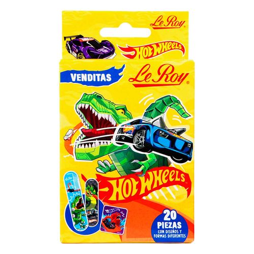 Venditas Adhesivas Le Roy Hot Wheels 20 Piezas
