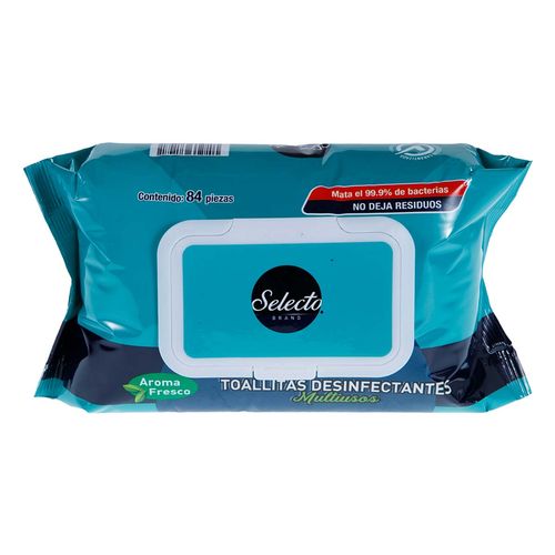 Toalla Desinfectante Selecto Brand 84 Toallitas