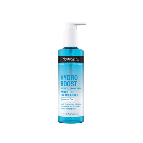 Gel Limpiador Facial Neutrogena Hydro Boost sin fragancia Ácido Hialurónico 230ml