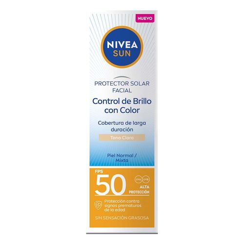 Protector Solar Facial Nivea Sun 50Fps 50ml