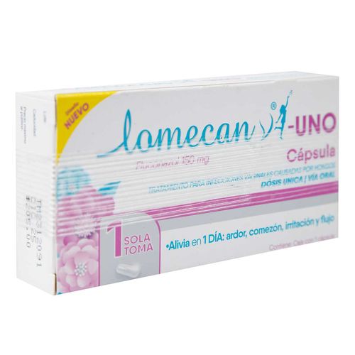 Tratamiento Lomecan 1 Cápsula