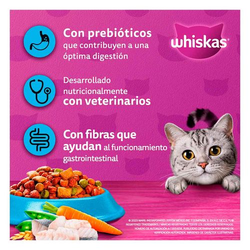 Croquetas Whiskas para Gatos Receta Pescado 3Kg