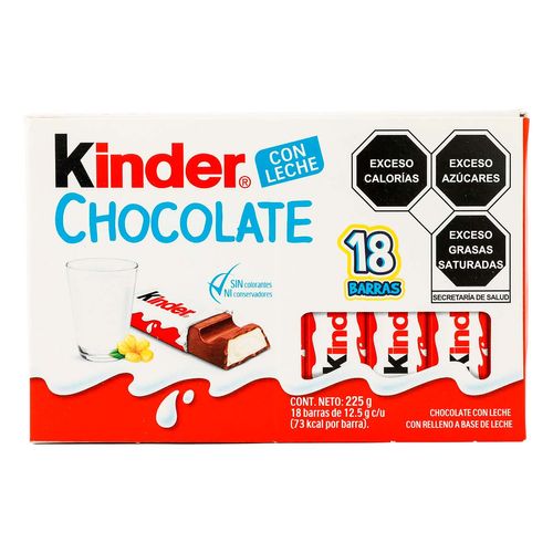 Chocolate Kinder con Leche 225g