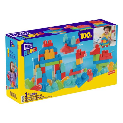 Mega Blocs Juguete de Construcción Caja de Bloques Grande