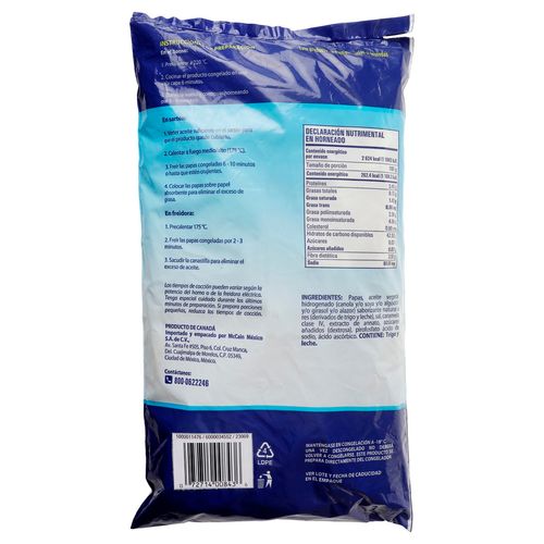 Papas a la Francesa Corte Delgado Valley Farms 1Kg