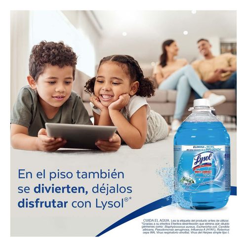 Limpiador desinfectante multiusos Lysol Pure Waterfall 5L