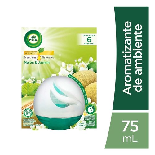 Aromatizante de Ambiente Air Wick Decosphere Melón y Jazmín 75ml
