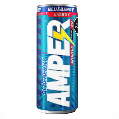 Bebida Energizante Amper Blue Berry 355ml