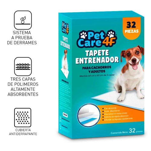 Tapete Petcare4F Entrenador 32 Piezas