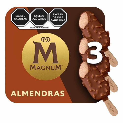 Paleta Helada Magnum Almendras 3x90ml