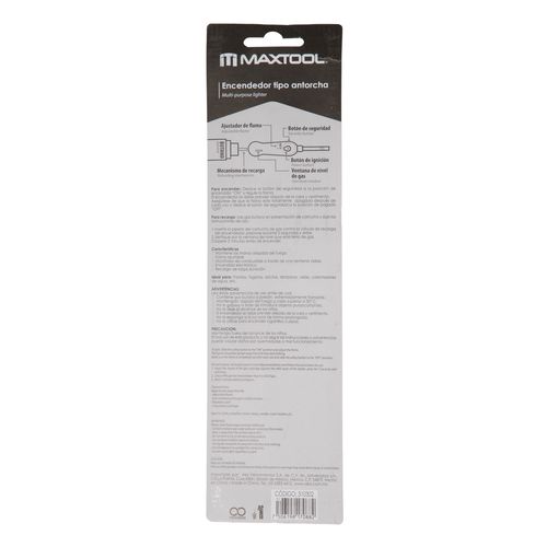 Encendedor Maxtool Antorcha Con Cartucho