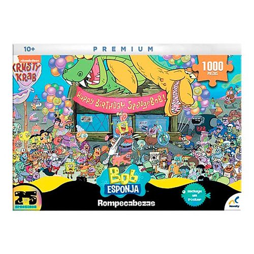 Rompecabezas Coleccionable Premiumium Bob Esponja 1000 Piezas