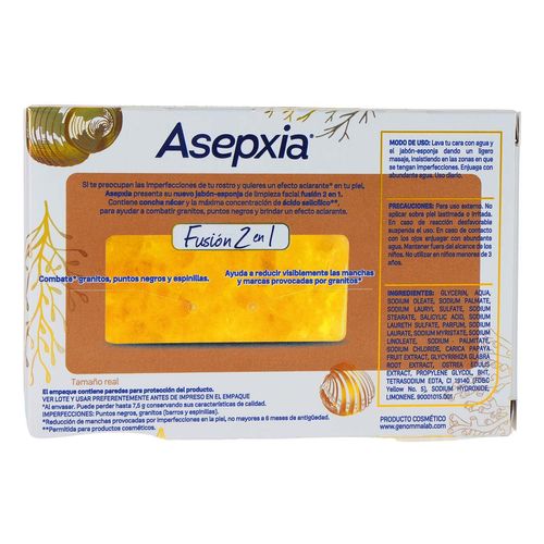 Jabón con esponja Asepxia 80g
