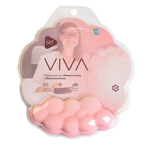 Mouse Pad STF Viva con Reposamuñecas ST-A08915 Nude